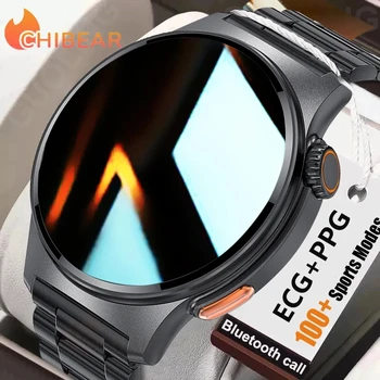 Новый ECG + PPG Bluetooth Вызов Смарт-Часы Мужские 2023 Спортивный Браслет NFC Водонепроницаемый Пользовательский Циферблат Мужские Умные Часы Для IOS Huawei