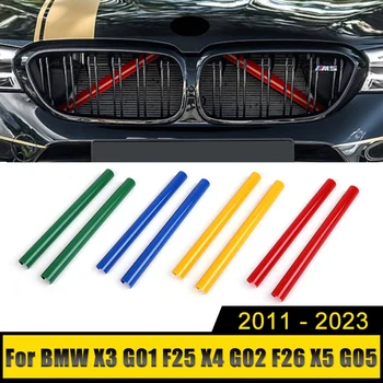 Для BMW X3 G01 F25 X4 G02 F26 X5 G05 2011-2018 2019 2020 2021 2022 2023 Автомобильная Решетка Радиатора Накладка На Переднюю Решетку Аксессуары Для Украшения