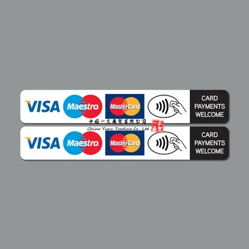 Принимаются к оплате 2 X Бесконтактных карт с Наклейкой Taxi Shop Visa Mastercard