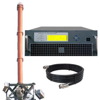 Цифровой ТВ-передатчик 100 Вт VHF + антенна + комплект кабелей