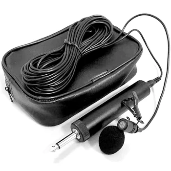 Микрофон 6,5 мм, микрофон для саксофона Эрху, скрипки, музыкального инструмента, экологически чистый Петличный лацкан Micro