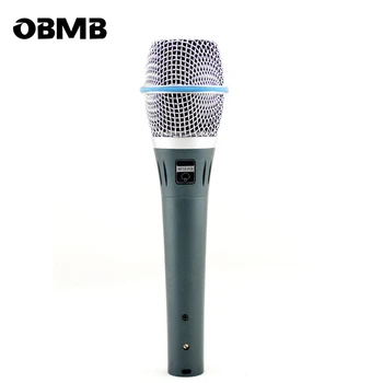 Бесплатная доставка Конденсаторный вокальный микрофон BETA87A, суперкардиоидный микрофон BETA87A