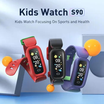Новый интеллектуальный детский браслет S90 для здоровья, сердечного ритма, контроля кислорода в крови, напоминания о сне, браслет для упражнений