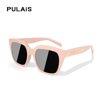 Солнцезащитные очки PULAIS, женский роскошный модный дизайн, Солнцезащитные очки розовых зеркальных оттенков, очки с защитой от солнца UV400