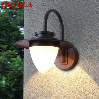 OUTELA Наружный настенный светильник Классические бра Водонепроницаемый IP65 Домашний светодиодный для виллы на крыльце