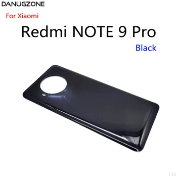 Задняя крышка аккумулятора для Xiaomi Redmi NOTE 9 Pro Стеклянный корпус Задняя панель корпуса Крышка батарейного отсека