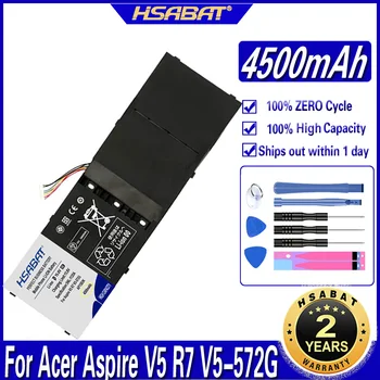 AP13B3K AP13B8K 4500 мАч Аккумулятор для ноутбука Acer Aspire V5 R7 V5-572G V5-573G V5-472G V5-473G V5-552G M5-583P V5-572P R7-571